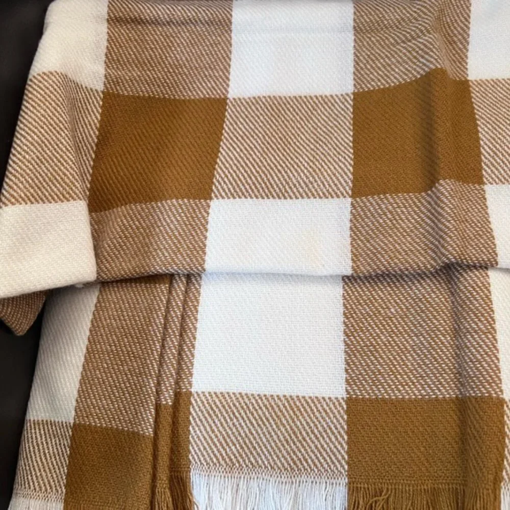 Madewell Buffalo Check Blanket Scarf NWT
